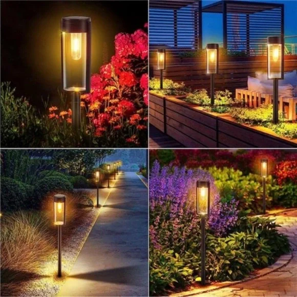 - Solar Pathway Lights Outdoor, New Upgraded 6 Pack Solar Outdoor Lights New - Picture 6 of 7